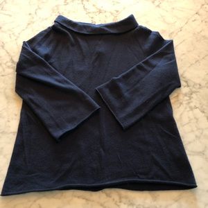 Navy cashmere sweater